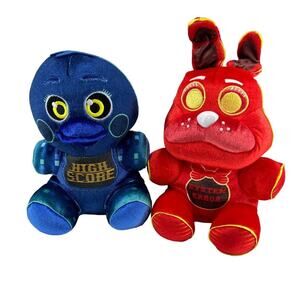 Funko Plush Set of  2 Five Nights at Freddys High Score Chica & System Error Bon